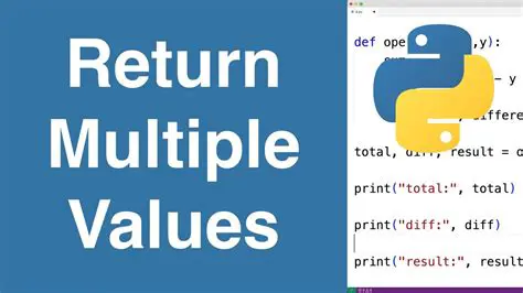 Returning Multiple Values from a List