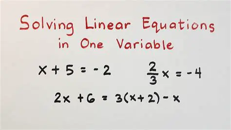 Solve one of the equations for one variable in terms of the other
