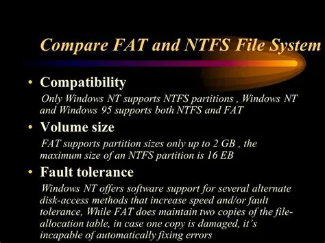 Supports Fat and NTFS Partitions
