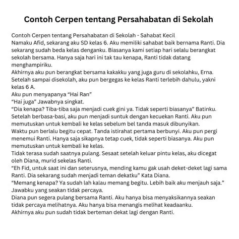 Tanya Jawab tentang Persahabatan Non Fiksi
