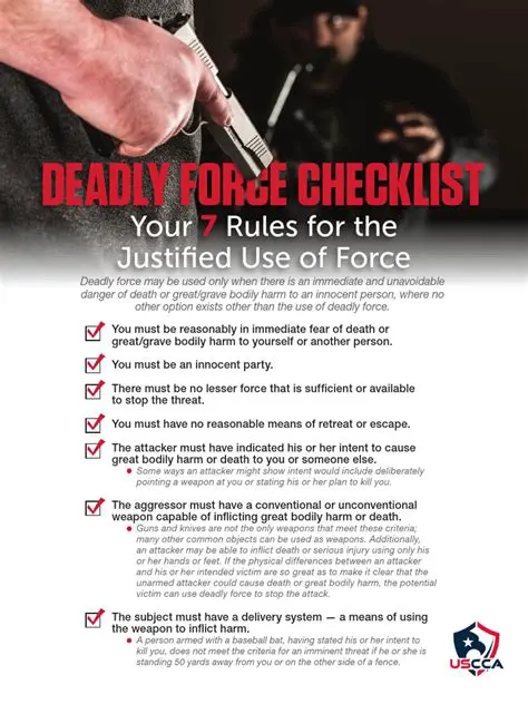 The Concept of Deadly Force