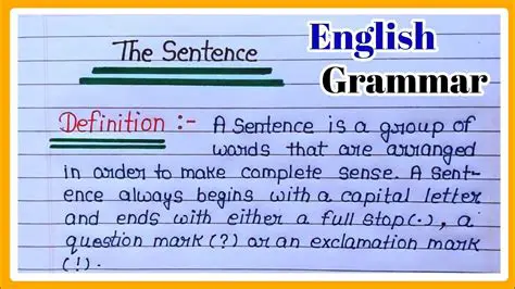 The Definition Provided in the Sentence