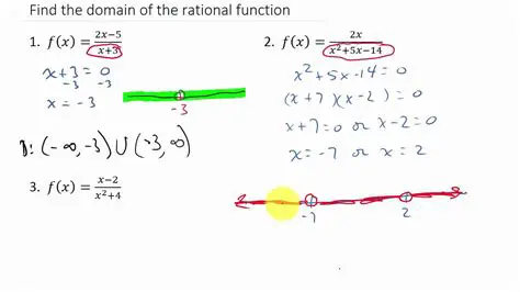 The Domain of a Rational Function