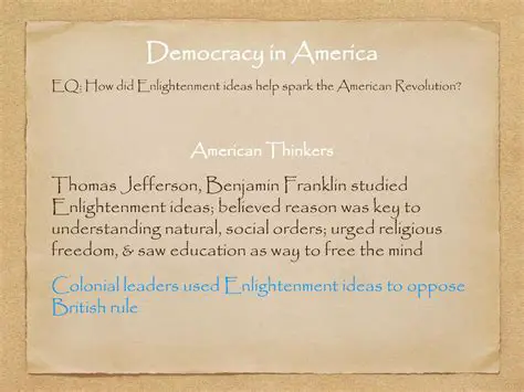 The Enlightenment and the Birth of Modern Democracy