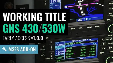 The GNS430 Flight Simulator Package