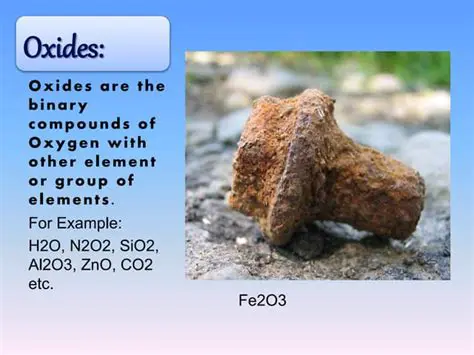 The Importance of Oxides in Chemistry