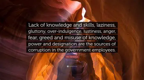 The Lack of Knowledge and Skills