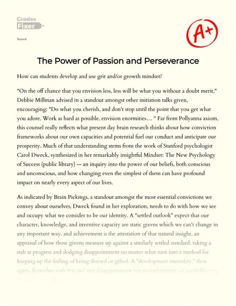 The Power of Passion and Determination