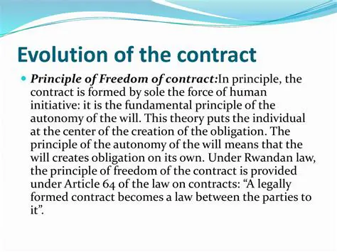 The Principle of Freedom of Contract and the Principle of Balance