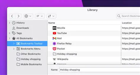 The Problem of Browser Bookmark Transfers