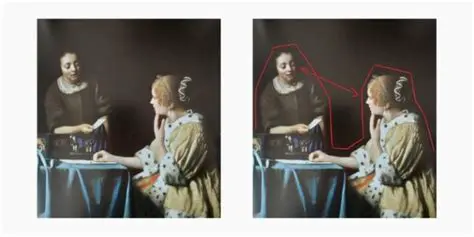 The Role of Implied Shapes in Visual Arts