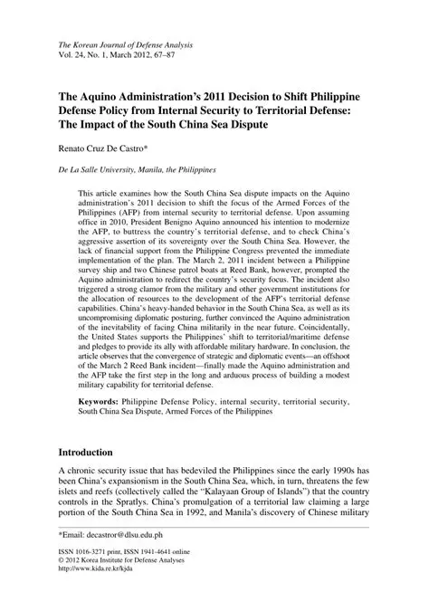 The Shift from Ideological to Territorial Security