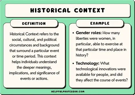 The Significance of the Context