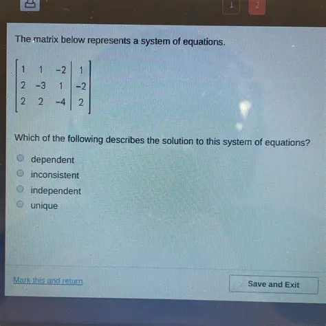 Understanding the Concept of a System of Equations