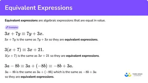 Understanding the Concept of Equivalent Expressions