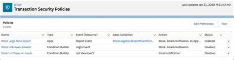 Understanding Transaction Security Policies