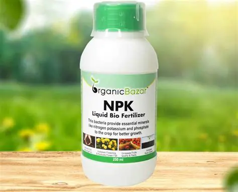 Use of liquid organic fertilizer