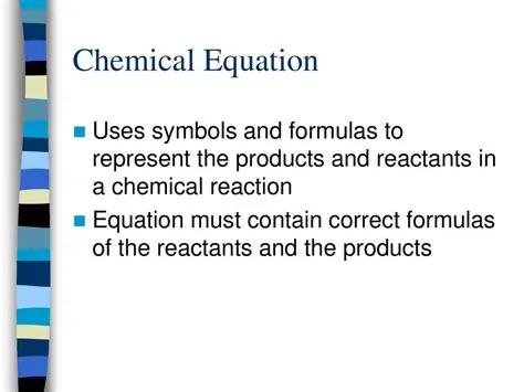 Use the correct formulas for the reactants and products