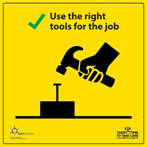 Use the correct instrument for the task at hand