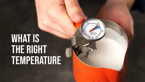 Using the right temperature