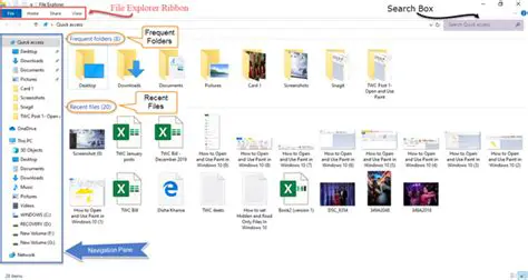 Using the Windows 10 File Explorer