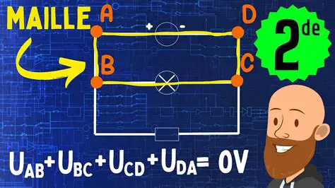 Utiliser la Loi des Mailles pour calculer la valeur de la tension UBD