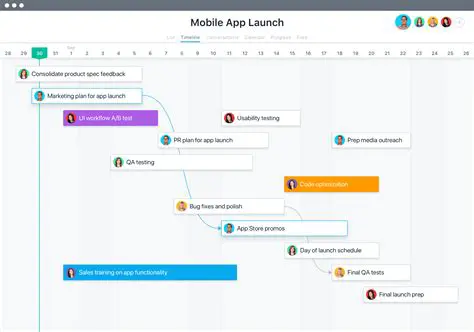 Visualize project timelines